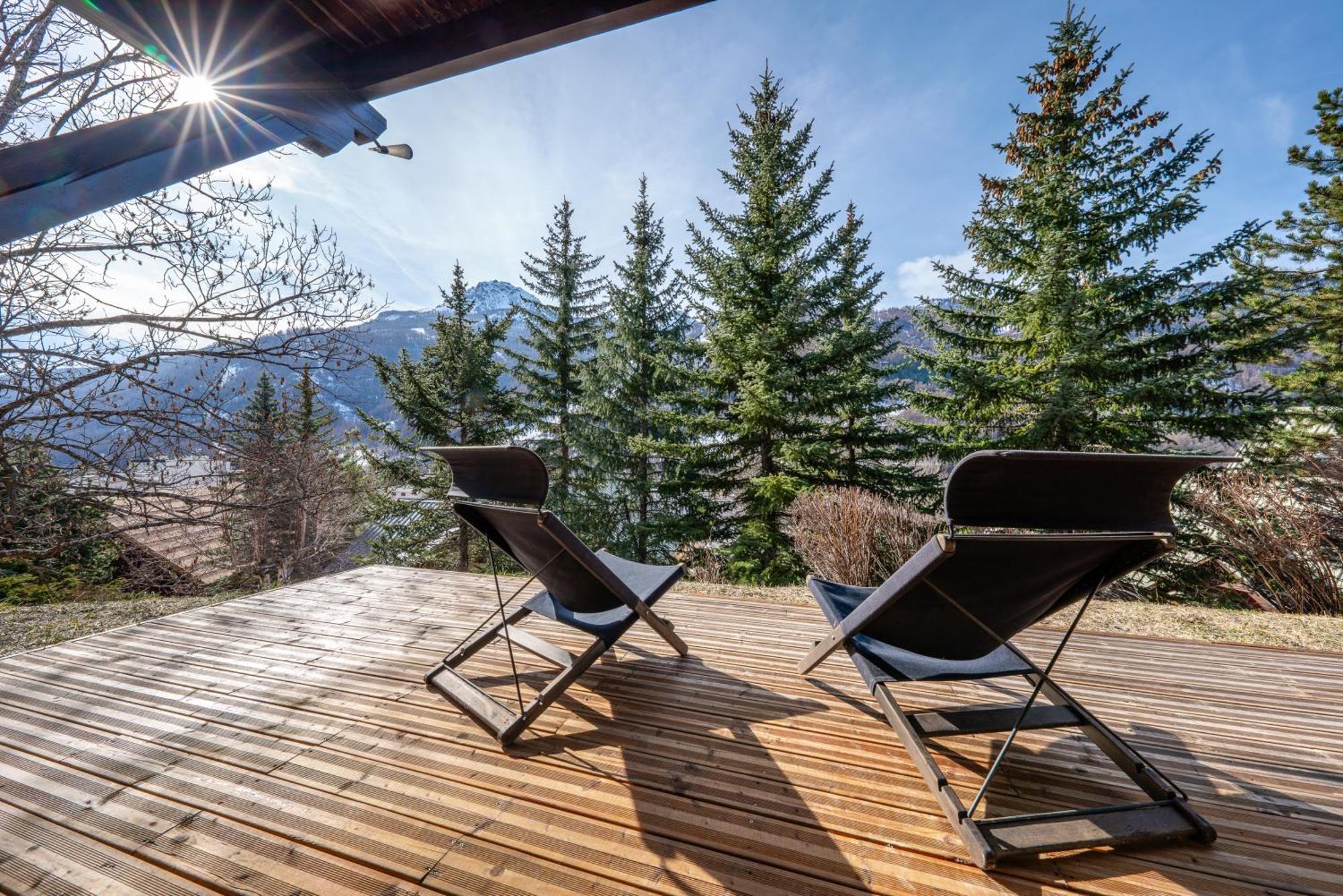 Serre Chevalier Studio 30 M2 Coin Montagne A 8 Minutes Des Pistes Saint-Chaffrey Exteriér fotografie
